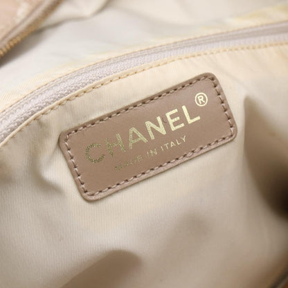 Chanel Travel Line Tote Nylon, BEIGE, NYLON, Tote bag