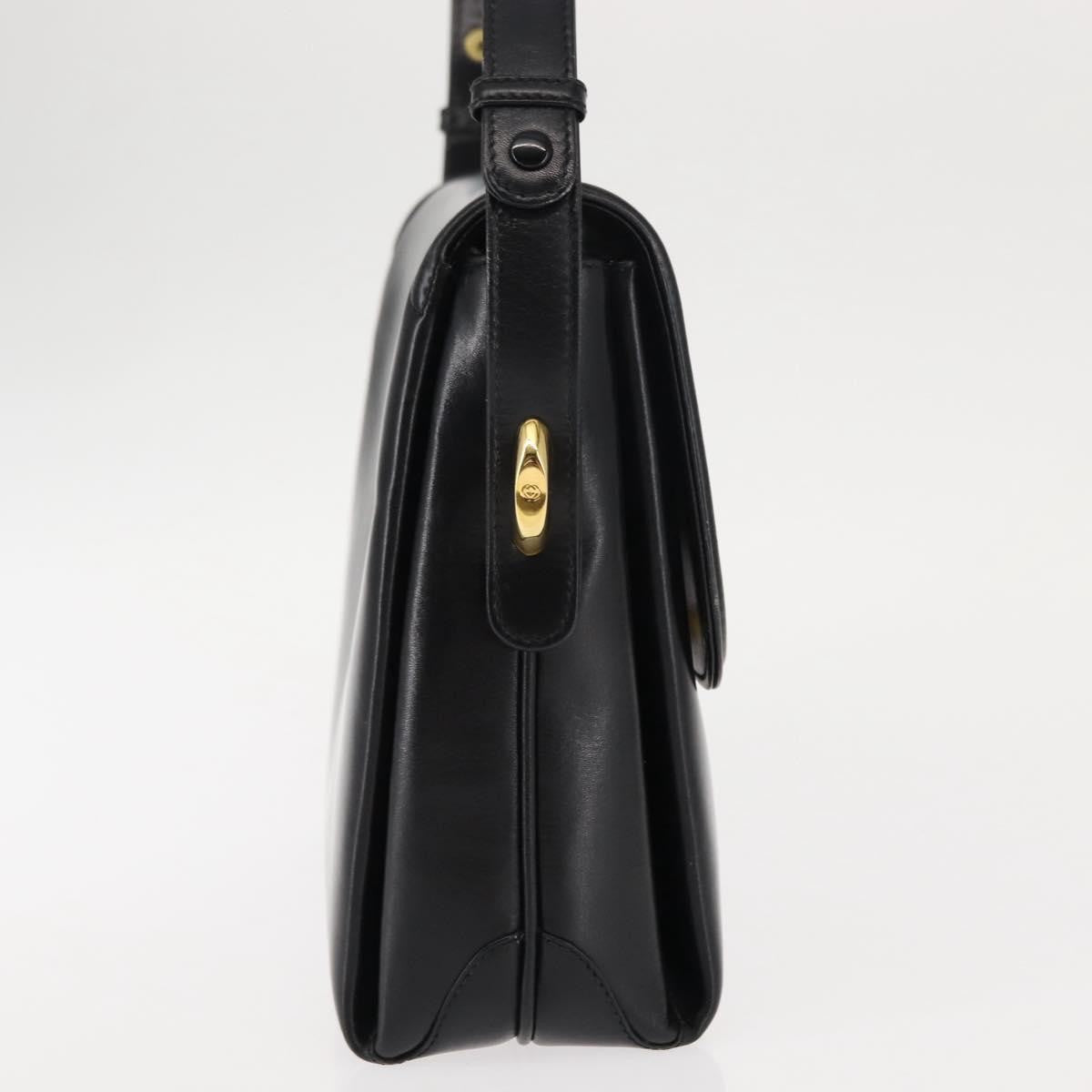 Gucci Vintage Shoulder Bag Leather, BLACK, LEATHER, Shoulder bag