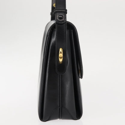 Gucci Vintage Shoulder Bag Leather, BLACK, LEATHER, Shoulder bag