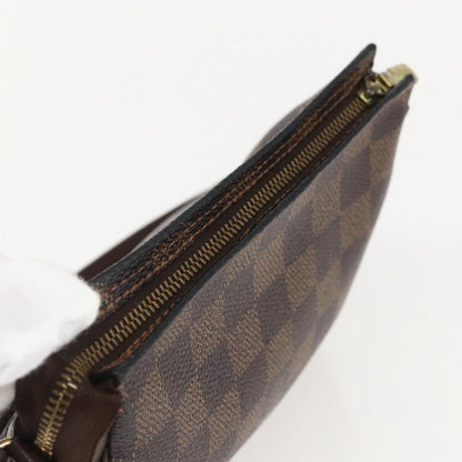 Louis Vuitton Trousse Make Up Bag Damier Canvas, BROWN, CANVAS, Clutche & pouche
