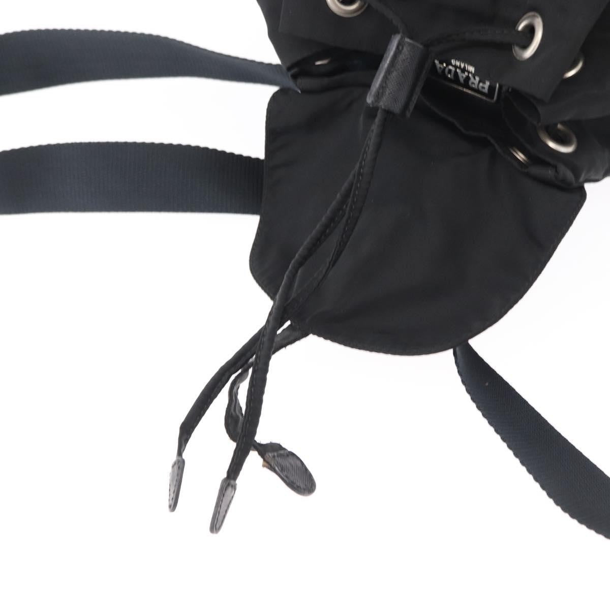 Prada Front Pocket Backpack Tessuto, BLACK, NYLON, Backpack