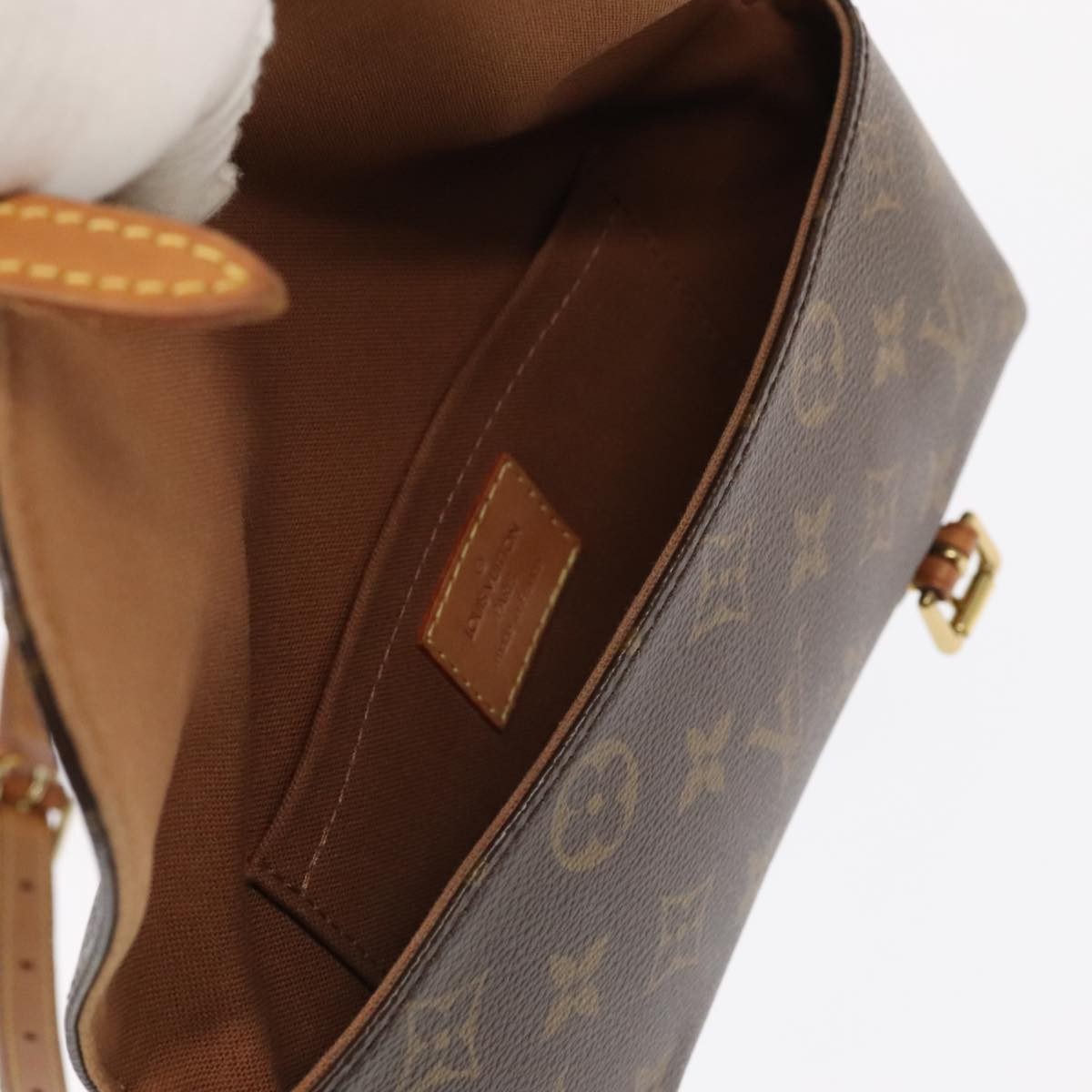Louis Vuitton Pochette Marrell Monogram Canvas, BROWN, CANVAS, Clutche & pouche