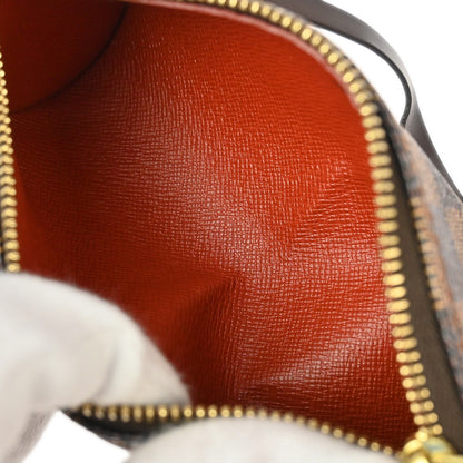 Louis Vuitton Papillon Pochette Damier, BROWN, CANVAS, Clutche & pouche