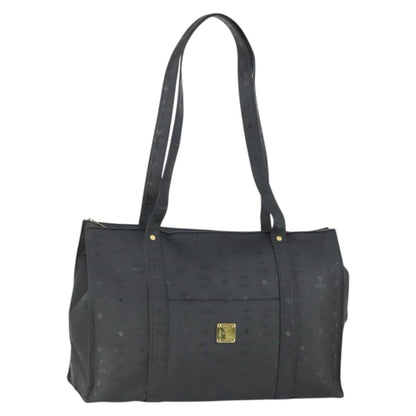 MCM Vintage Visetos Tote bag Canvas, BLACK, CANVAS, Tote bag