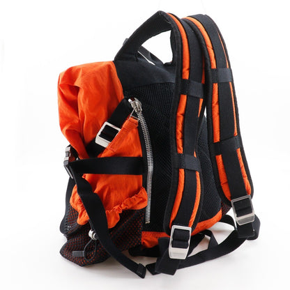 Bottega Veneta Backpack Nylon, ORANGE, NYLON, Backpack