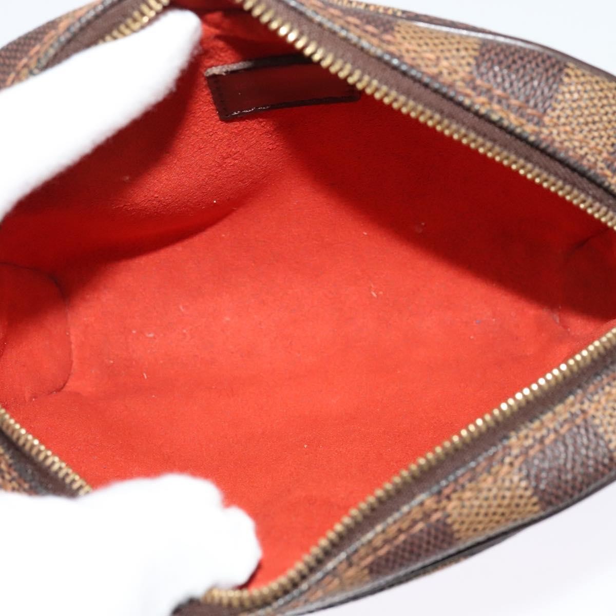 Louis Vuitton Ipanema Pochette Damier, BROWN, CANVAS, Shoulder bag