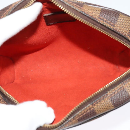 Louis Vuitton Ipanema Pochette Damier, BROWN, CANVAS, Shoulder bag