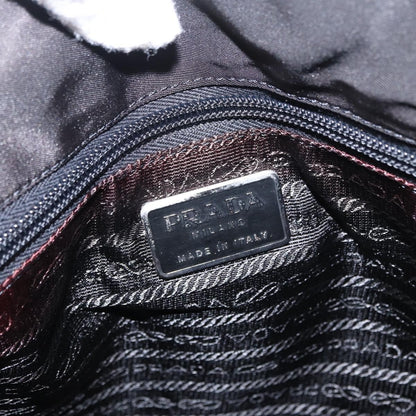 Prada Vintage Shoulder Bag Tessuto, BLACK, NYLON, Shoulder bag