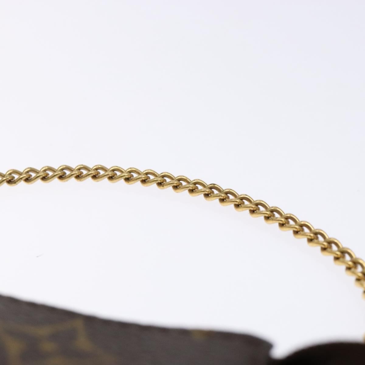 Louis Vuitton Mini pochette accessoires Canvas, BROWN, CANVAS, Clutche & pouche