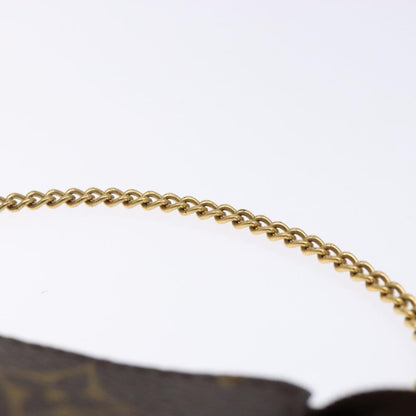 Louis Vuitton Mini pochette accessoires Canvas, BROWN, CANVAS, Clutche & pouche