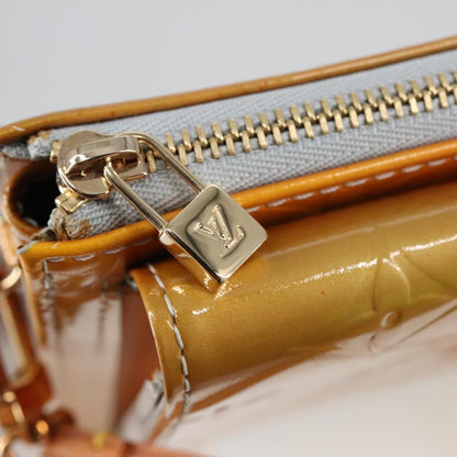 Louis Vuitton Pochette Mott Patent leather, YELLOW, PATENT_LEATHER, Clutche & pouche