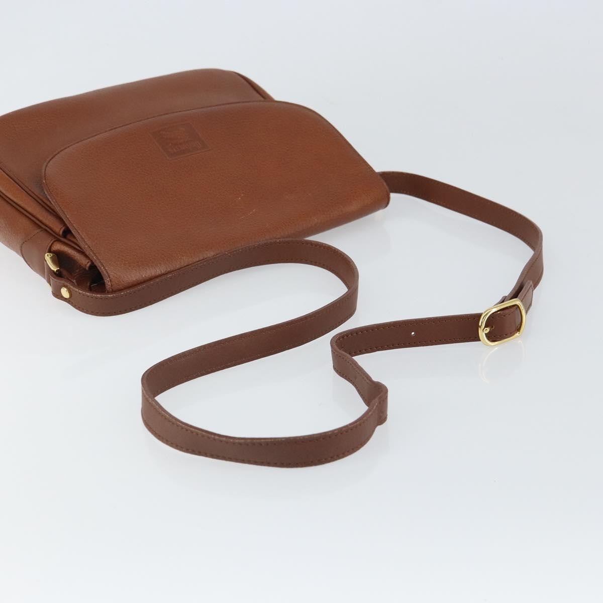 Burberry Vintage Shoulder Bag Leather, BROWN, LEATHER, Shoulder bag