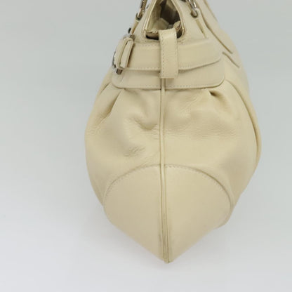 Salvatore Ferragamo Marisa Satchel Leather, BEIGE, LEATHER, Tote bag