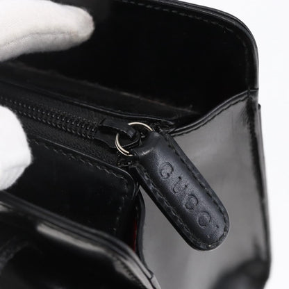 Gucci Vintage Square G Camera Shoulder Bag Leather, BLACK, LEATHER, Shoulder bag