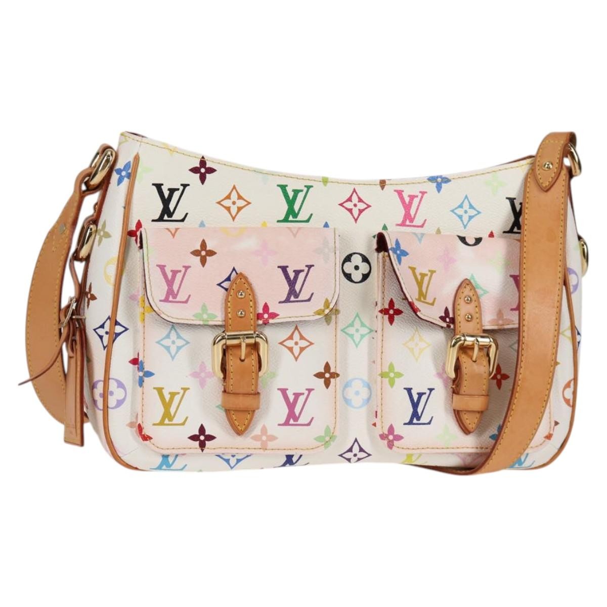 Louis Vuitton Lodge Handbag Monogram Multicolor, WHITE, CANVAS, Handbag