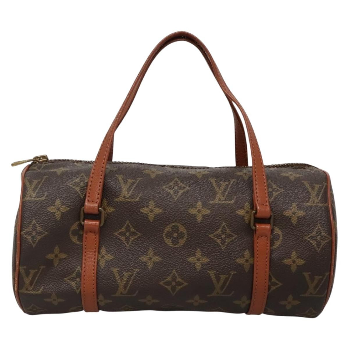Louis Vuitton Papillon Handbag Monogram Canvas, BROWN, CANVAS, Handbag