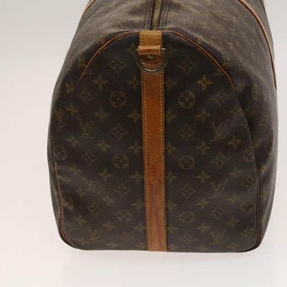 Louis Vuitton Keepall Bandouliere Bag Monogram Canvas, BROWN, CANVAS, Travel bag