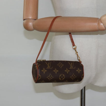 Louis Vuitton Papillon Pochette Monogram Canvas, BROWN, CANVAS, Clutche & pouche