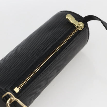 Louis Vuitton Soufflot Pochette Epi Leather, BLACK, LEATHER, Clutche & pouche