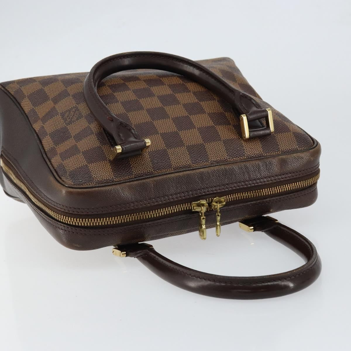 Louis Vuitton Brera Handbag Damier, BROWN, CANVAS, Handbag