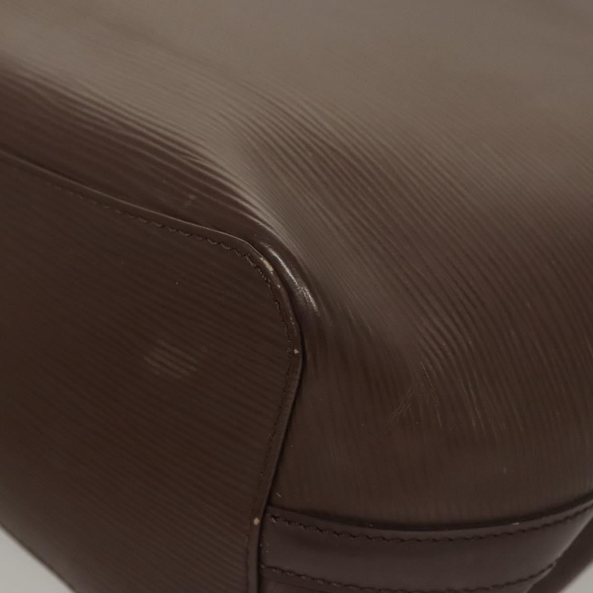 Louis Vuitton Mandara Handbag Epi Leather, BROWN, LEATHER, Shoulder bag