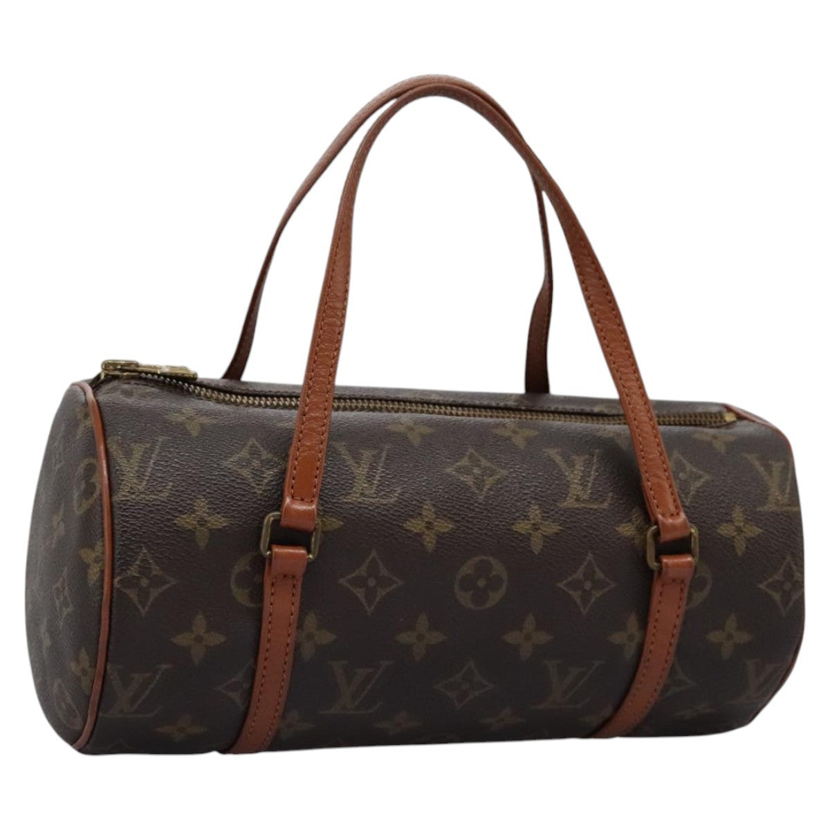 Louis Vuitton Papillon Handbag Monogram Canvas, BROWN, CANVAS, Handbag