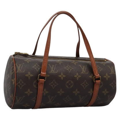 Louis Vuitton Papillon Handbag Monogram Canvas, BROWN, CANVAS, Handbag