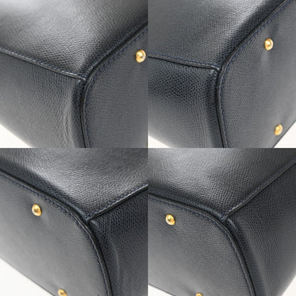 Celine Handbag Leather, NAVY, LEATHER, Handbag