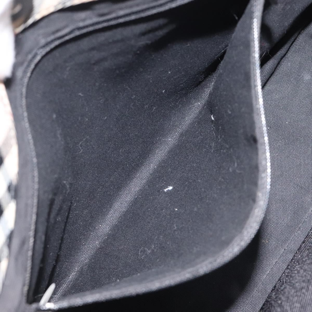 Burberry Nova Check Handbag Nylon, BEIGE, NYLON, Handbag