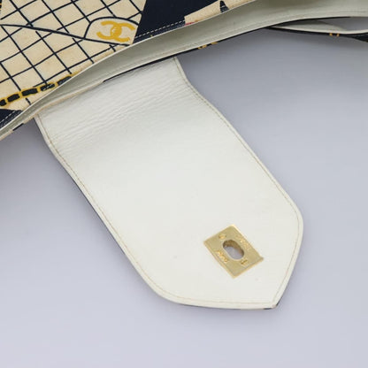 Chanel Miss Mademoiselle Shoulderbag Canvas, NAVY, CANVAS, Shoulder bag