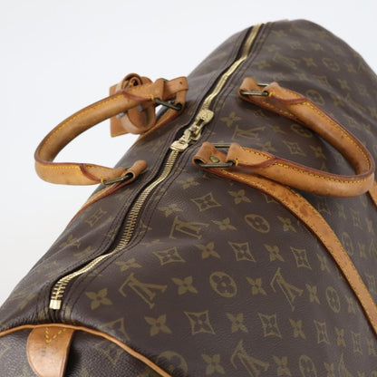 Louis Vuitton Keepall Bag Monogram Canvas, BROWN, CANVAS, Travel bag