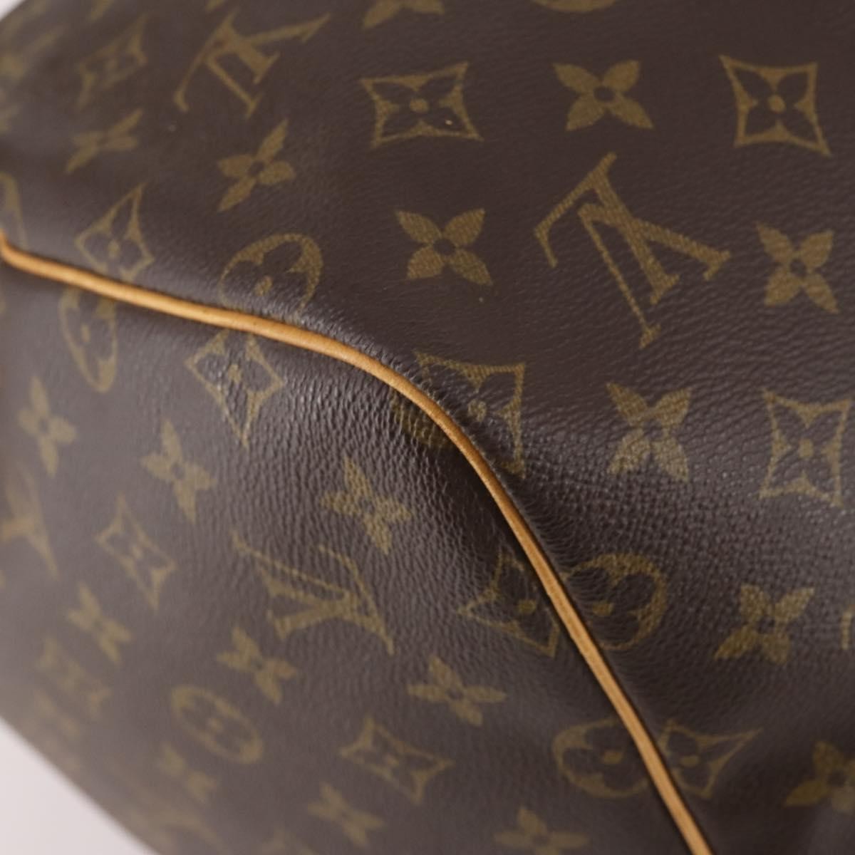 Louis Vuitton Keepall Bag Monogram Canvas, BROWN, CANVAS, Travel bag