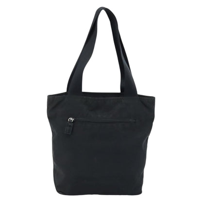 Prada Vintage Zip Tote Tessuto, BLACK, NYLON, Tote bag