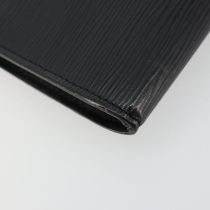 Louis Vuitton Pochette Accessoires Epi Leather, Black, Leather, Clutch