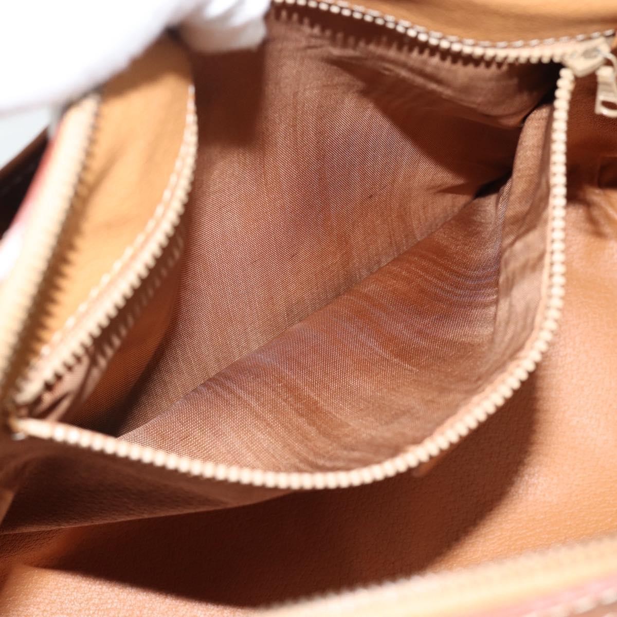 Celine Vintage Macadam Boston bag Canvas, Brown, Canvas, Handbag