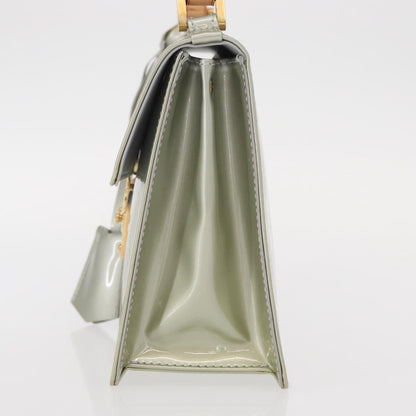 Louis Vuitton Spring Street Handbag Monogram Vernis, GRAY, PATENT_LEATHER, Handbag