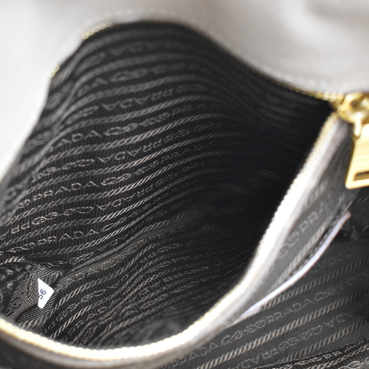 Prada Twin Shopping Tote Vitello Daino, BEIGE, LEATHER, Handbag