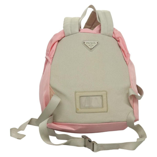 Prada Single Buckle Pocket Backpack Tessuto, PINK, NYLON, Backpack