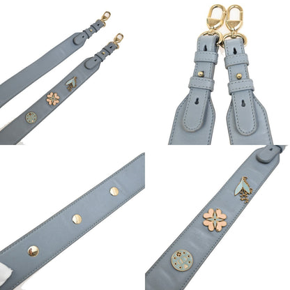 Christian Dior Lady Dior Bag Leather, BLUE, LEATHER, Handbag