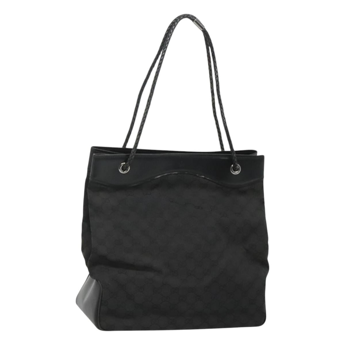 Gucci GG Canvas Bag Canvas, BLACK, CANVAS, Tote bag