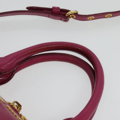 Miu Miu Madras Bowler Bag Leather, PINK, LEATHER, Handbag