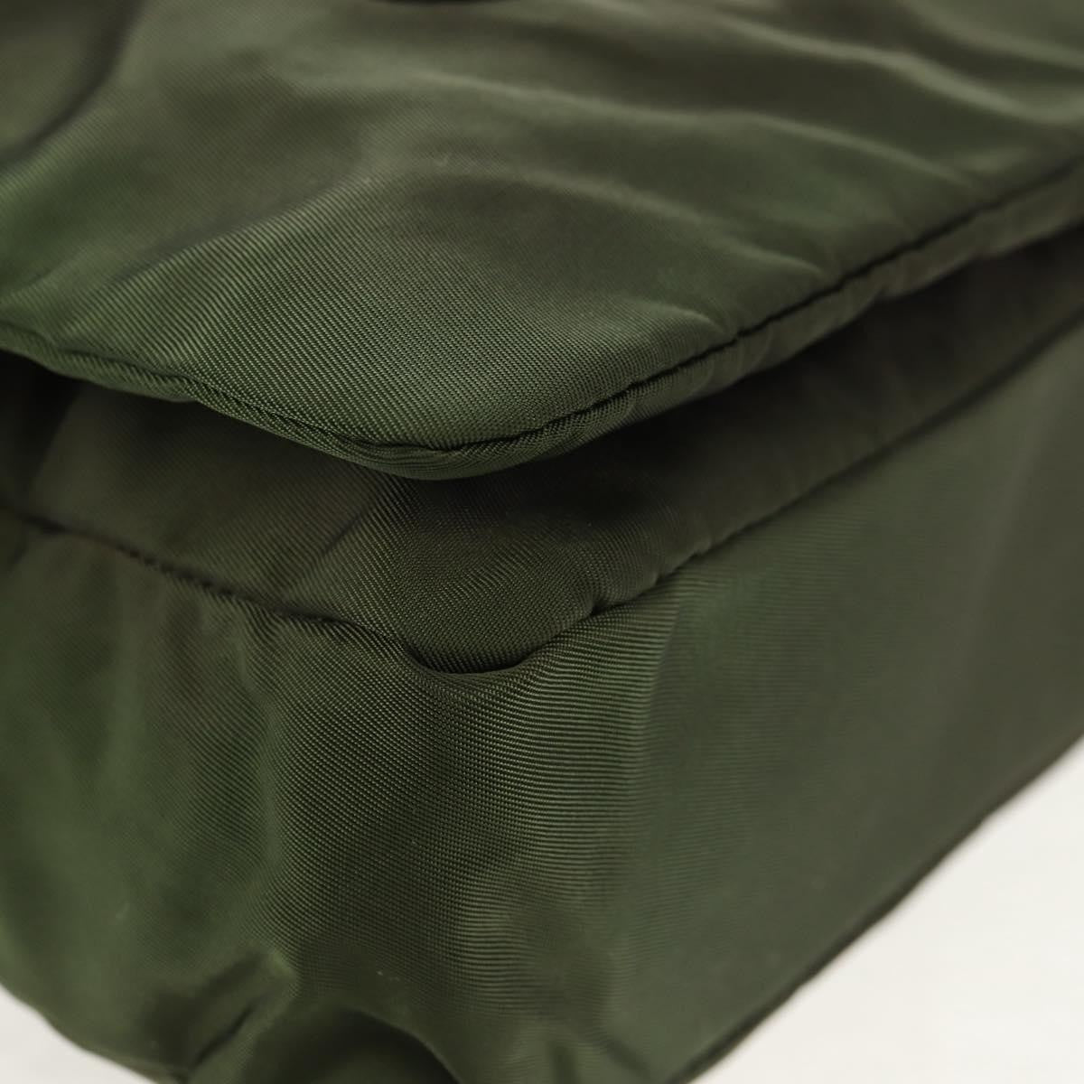 Prada Vintage Shoulder Bag Tessuto, KHAKI, NYLON, Shoulder bag