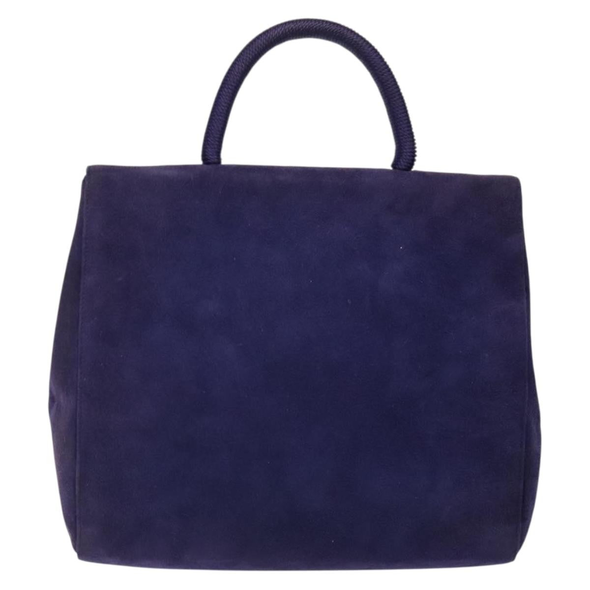 Prada Vintage Handbag Suede, PURPLE, SUEDE, Handbag