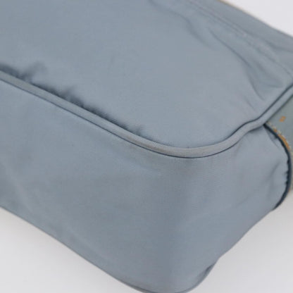 Prada Front Pocket Camera Bag Tessuto, BLUE, NYLON, Shoulder bag