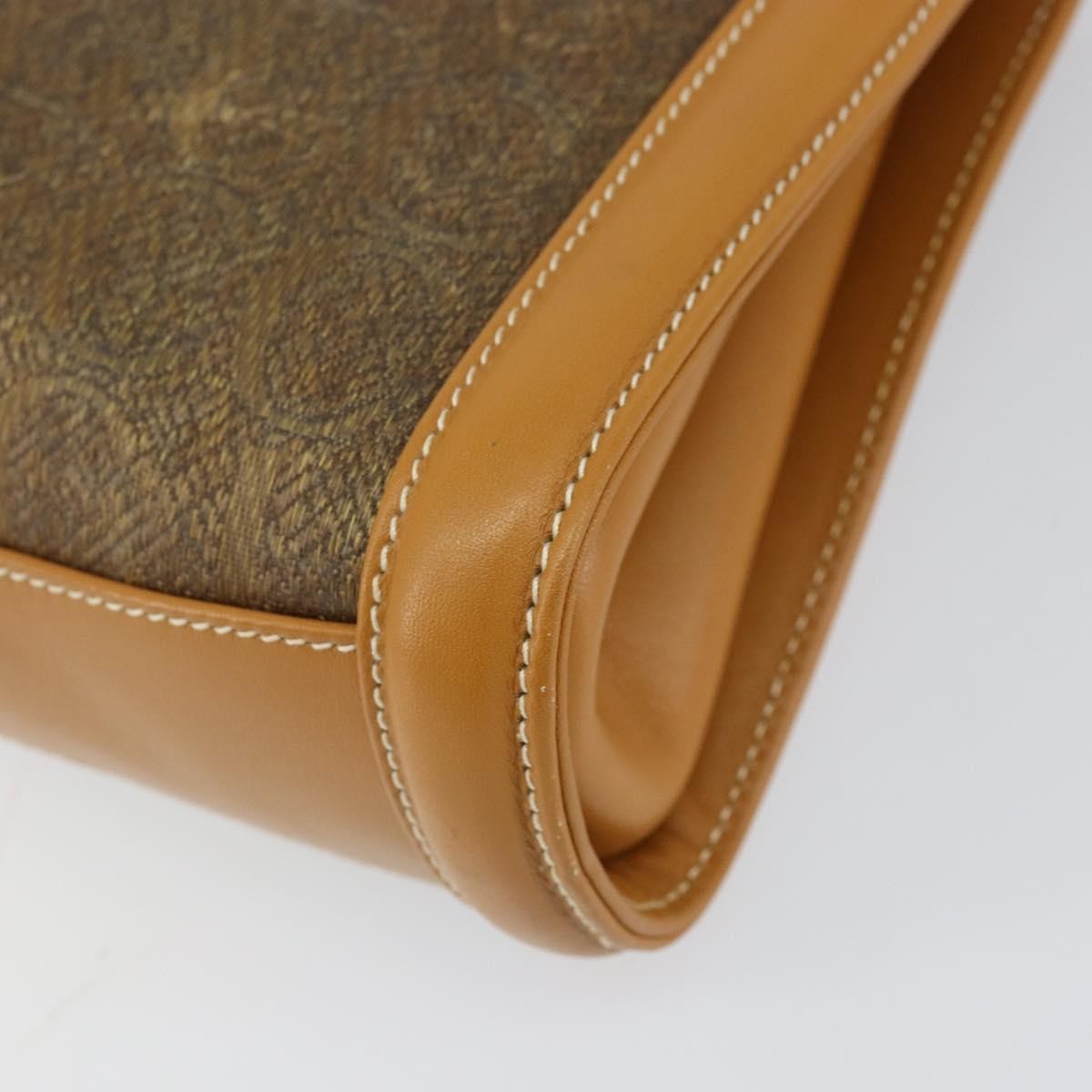 Gucci Vintage Shoulder Bag Canvas and Leather, BEIGE, CANVAS, Shoulder bag