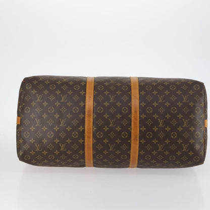 Louis Vuitton Keepall Bag Monogram Canvas, BROWN, CANVAS, Travel bag