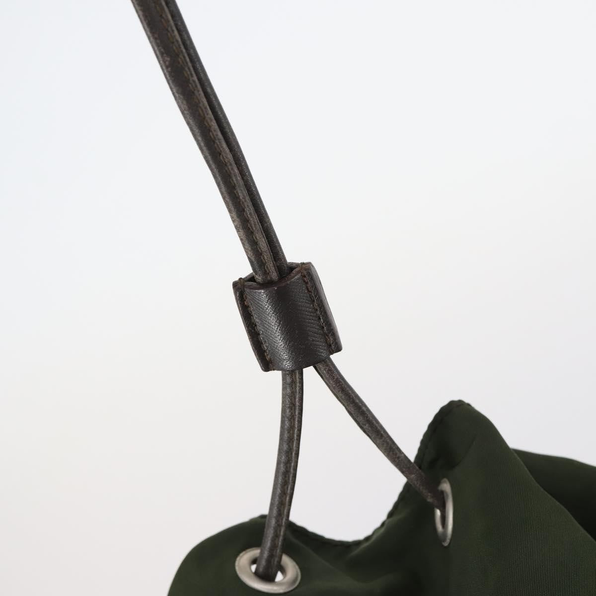 Prada Double Front Pocket Backpack Tessuto, KHAKI, NYLON, Backpack