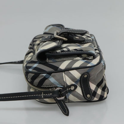 Burberry Nova Check Blue Label Nylon, GRAY, NYLON, Bag