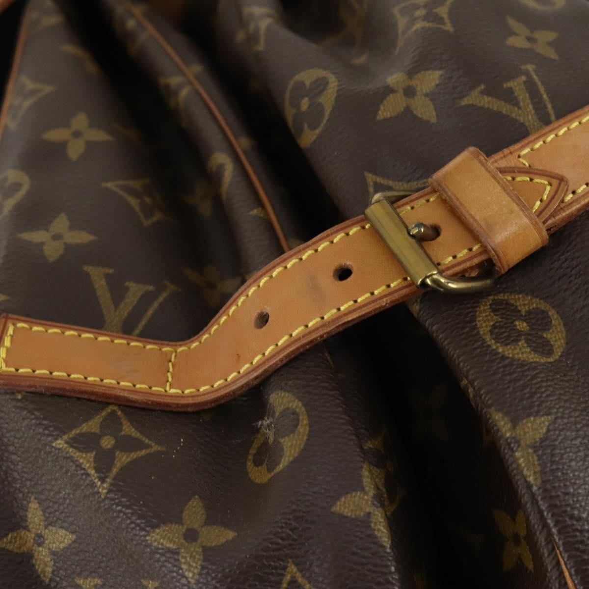 Louis Vuitton Saumur Handbag Monogram Canvas, BROWN, CANVAS, Shoulder bag