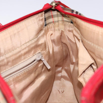 Burberry Nova Check Handbag Nova Check Canvas, BEIGE, CANVAS, Handbag